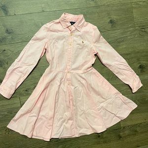 Light pink Ralph Lauren Cotton dress.
